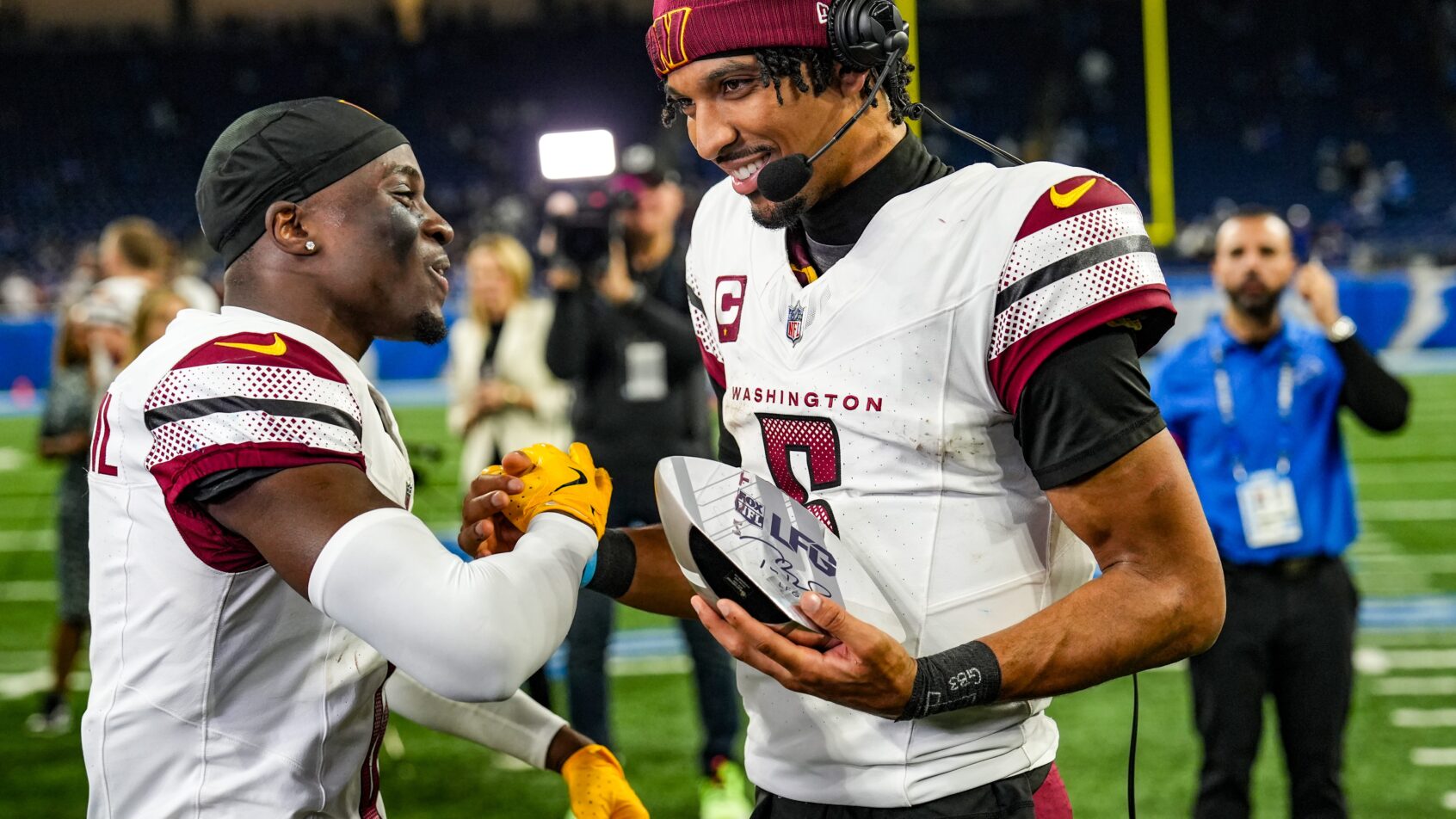 Washington Commanders quarterback Jayden Daniels is named Tom Brady’s LFG Player of the Game