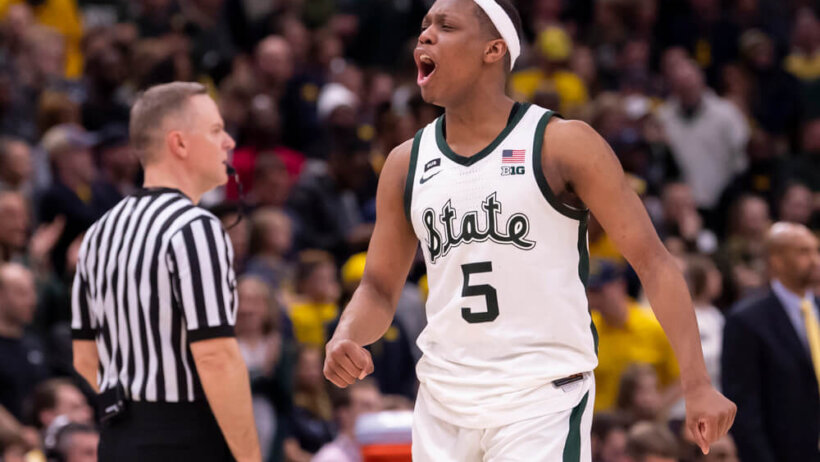 Michigan State Spartans guard Cassius Winston