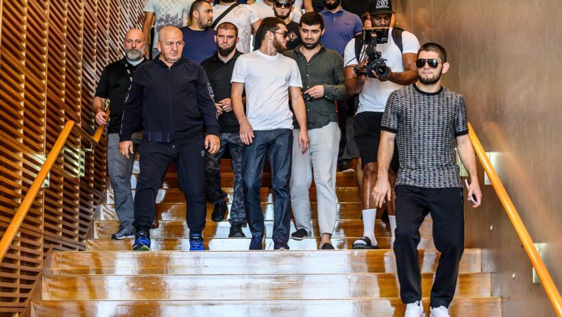 Khabib walking