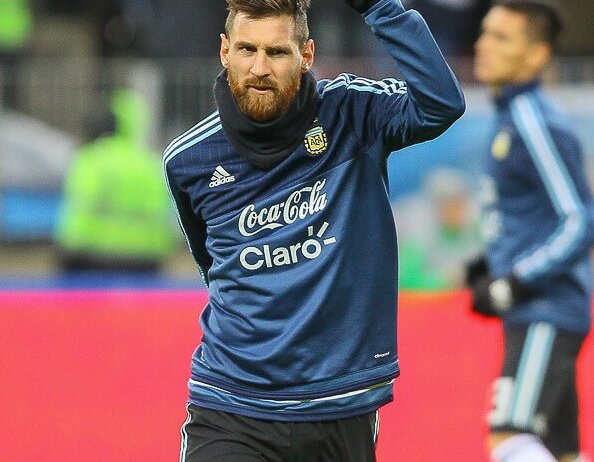 Lionel Messi of Argentina