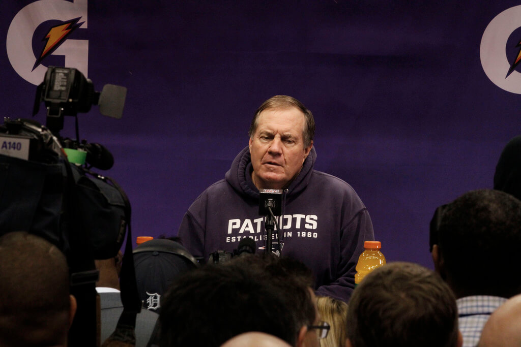 Patriots coach Bill Belichick