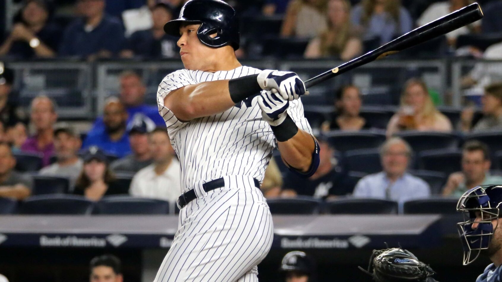 Yankees right fielder Aaron Judge at the plate
