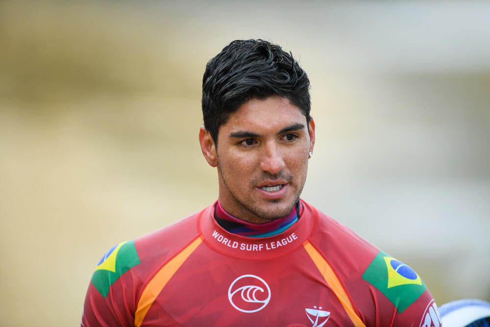 Gabriel Medina in wetsuit