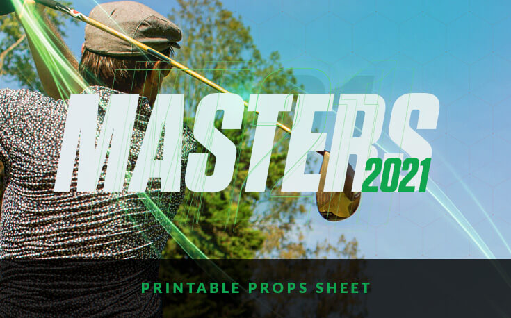 Masters Printable Props sheet