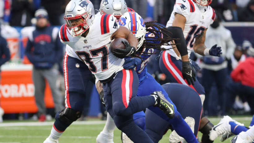 New England Patriots RB Damien Harris