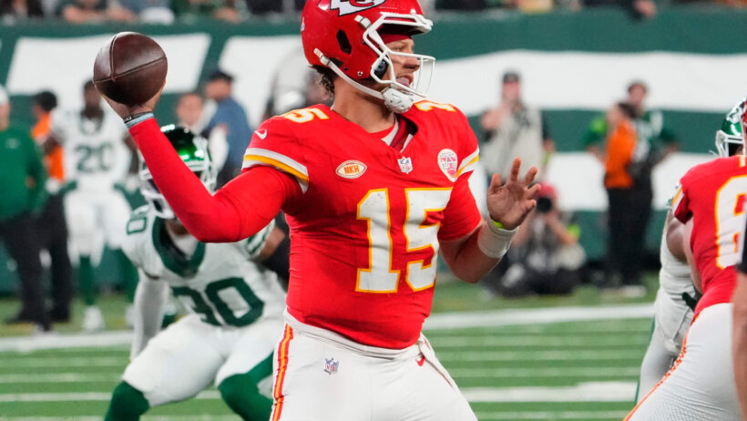 Kansas City Chiefs QB Patrick Mahomes.
