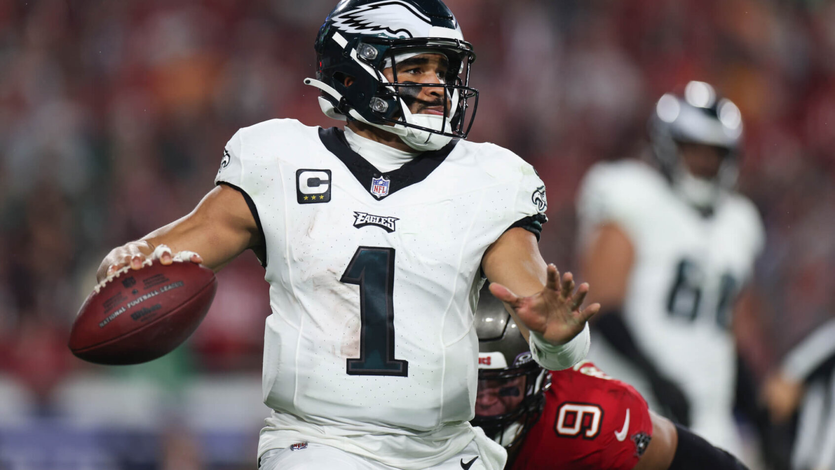 Eagles QB Jalen Hurts recorded the first octopus in Super Bowl history in last year's game.