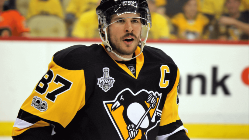 Sidney Crosby smiling